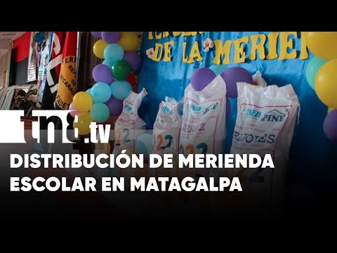 Colegios de Matagalpa reciben Merienda Escolar 2022 - Nicaragua