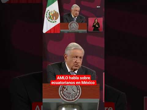 El Presidente habló sobre la situación de los ecuatorianos en México #milenioshorts