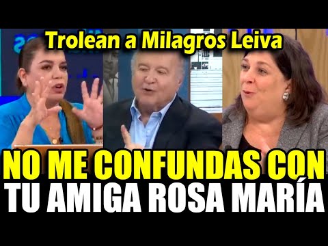 Hernando de Soto trolea a Milagros Leiva y ella explota x confundirla con su amiga Rosa M. Palacios