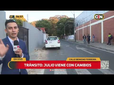 Julio se vino con cambios de sentido en calles en Asunción