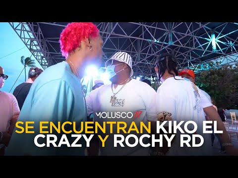 Momento cuando Kiko El Crazy y Rochy se encuentran en premios HEAT #VLOG Molusco en RD??
