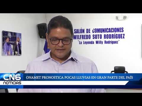 ONAMET PRONOSTICA POCAS LLUVIAS EN GRAN PARTE DEL PAÍS - cn6 boletin 1