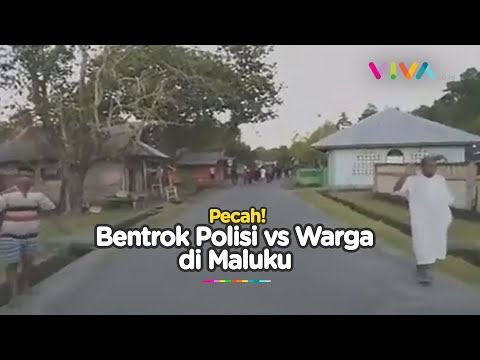 Bentrok Polisi dan Warga Pecah di Maluku, Sejumlah Orang Luka-luka