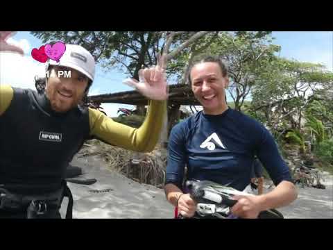 Kitesurf, un deporte «bestial» en la Isla de Ometepe