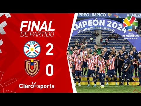 Paraguay (2-0) Venezuela | Resumen Final | Preolímpico Conmebol | Venezuela 2024 | Fase Final