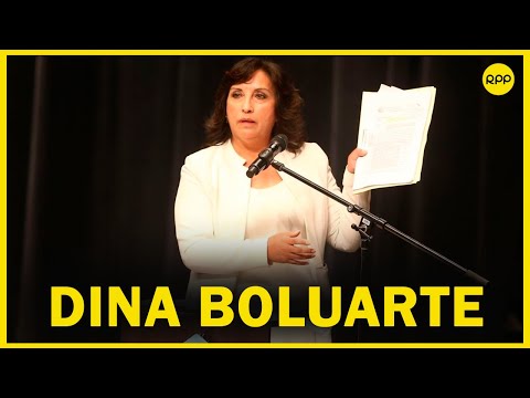 Dina Boluarte: Perú Libre no plantea cambios radicales, sino reales para el Perú