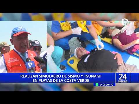 Chorrillos: realizan simulacro de sismo y tsunami en la Costa Verde (2/2)