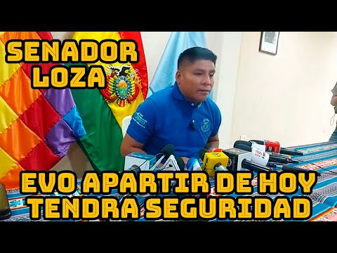 SENADOR LEONARDO LOZA DENUNCIA GOBIERNO HABRIA MONTADO OPERATIVO PARA DETENER EVO MORALES