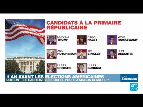 Un an avant la présidentielle américaine : qui sont les candidats en lice ? • FRANCE 24