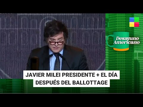 Javier Milei presidente + Día después del ballottage #DesayunoAmericano |Programa Completo 20/11/23)