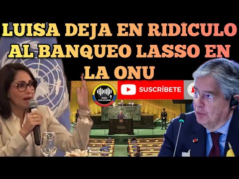 LUISA GONZÁLEZ DEJA EN RI.DI.CU.LO AL BANQUERO LASSO CON REPRESENTANTE DE LA ONU NOTICIAS RFE TV