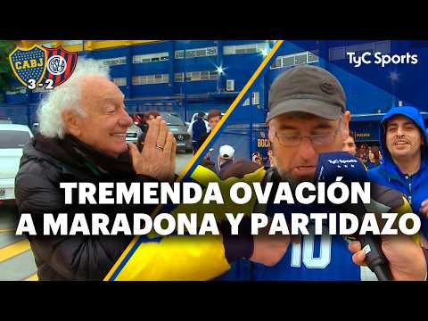 LA HINCHADA ESTABA RE CALIENTE BOCA vs SAN LORENZO, HOMENAJE A MARADONA, HINCHAS, GOLES Y MÁS