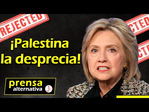 Hillary Clinton lanza discurso de odio contra Gaza!