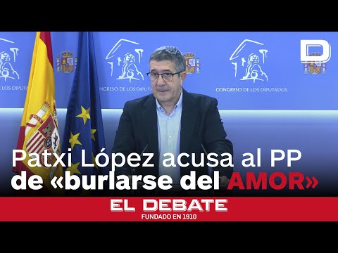 Patxi López acusa al PP de «burlarse del amor» de Sánchez a su mujer