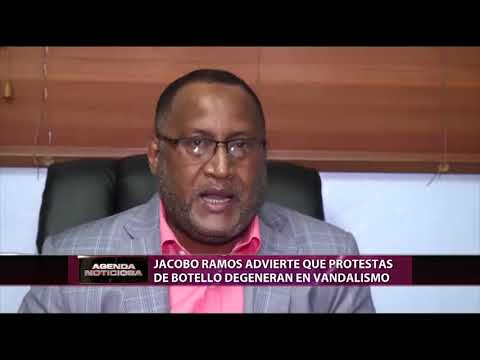 Jacobo Ramos advierte que protestas de Botello degeneran en Vandalismo