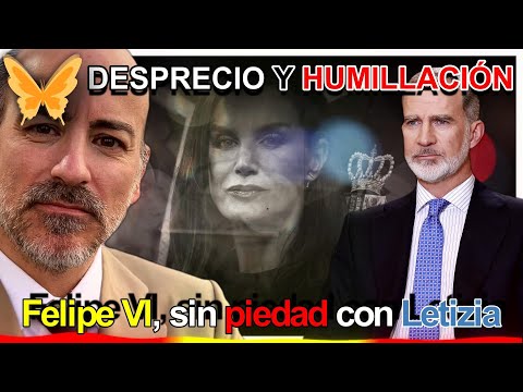 Felipe VI, sin piedad con Letizia, le hace la vida imposible, desprecios y humillación.@Mascoalba