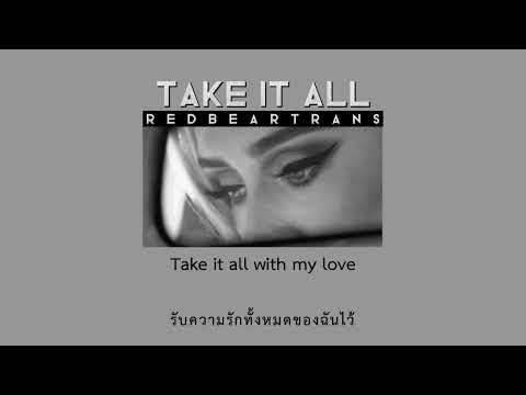 [thaisubแปลเพลง]TakeItAll-