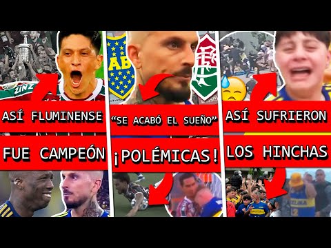 Lo que NO se vió de BOCA vs FLUMINENSE por LIBERTADORES | Campeón, represión a hinchas y polémicas