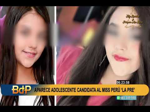 Aparece candidata a Miss Perú La Pre junto a un adulto con quien tendrá un hijo