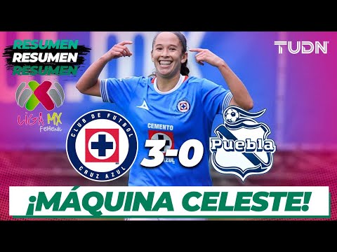 Resumen y goles | Cruz Azul 3-0 Puebla | Liga Mx Femenil AP2024-J14 | TUDN