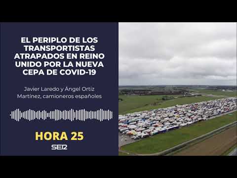 No teníamos baños, ni podíamos comer: el testimonio de un camionero atrapado en Reino Unido