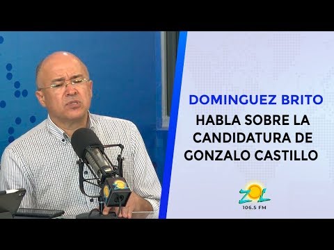 Francisco Dominguez Brito habla sobre la candidatura de Gonzalo Castillo