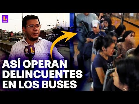 Entran con pistola para asaltar en bus en San Martín de Porres: Videos captaron robo y desesperación