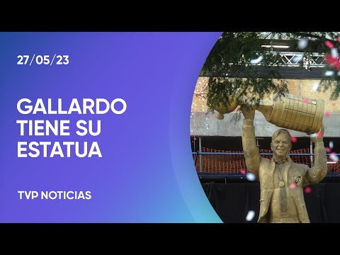 River inauguró la estatua de Marcelo Gallardo