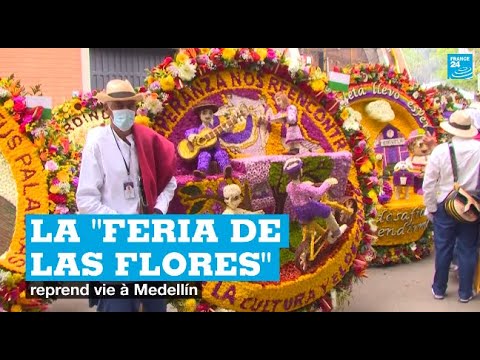 La Feria de las Flores reprend vie à Medellín • FRANCE 24