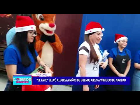 El Faro llevó alegría a niños de Buenos Aires a vísperas de Navidad