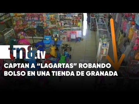 Parecían buena cosa: Captan a mujeres robando bolso en Granada (VIDEO) - Nicaragua