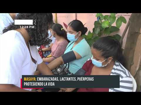 Vacuna para las embarazadas, lactantes y puérperas de Masaya - Nicaragua