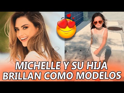 Michelle Galván y su HIJA Megan BRILLAN como MODELOS ¡Son igualitas!