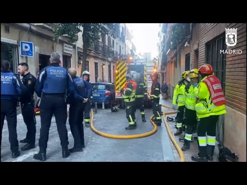 Fallece una mujer de 95 años en un incendio en su vivienda en Santa Ana (Madrid)