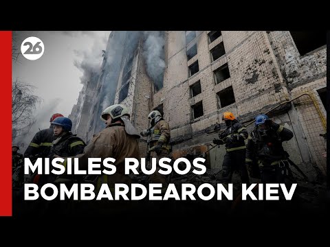 Misiles rusos bombardearon Kiev