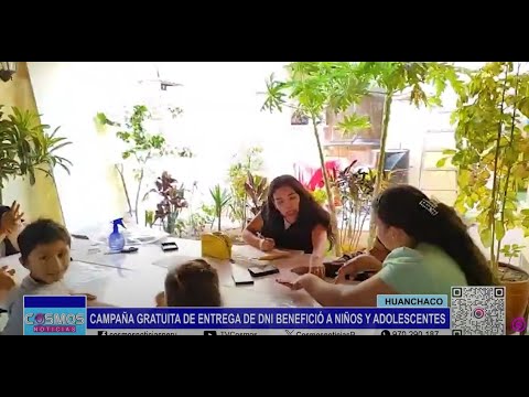 Huanchaco: campaña gratuita de entrega de DNI benefició a niños y adolescentes