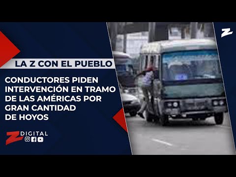 Conductores piden intervención en tramo de Las Américas por gran cantidad de hoyos