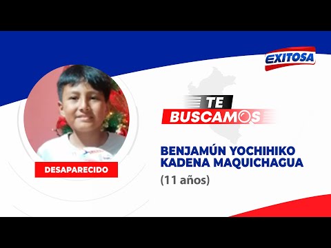 Te Buscamos: Menor de 11 años fue visto por última vez el pasado 05 de febrero en Lima