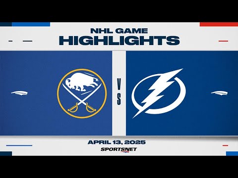 NHL Highlights | Sabres vs. Lightning - April 13, 2025
