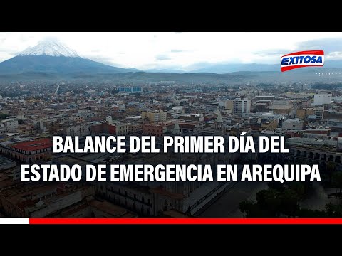 Estado de emergencia en Arequipa: Detienen a ciudadanos con orden de captura o situación irregular