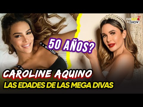 Las edades de las MEGA DIVAS de la televisión Dominicana ?? - Directo al Show