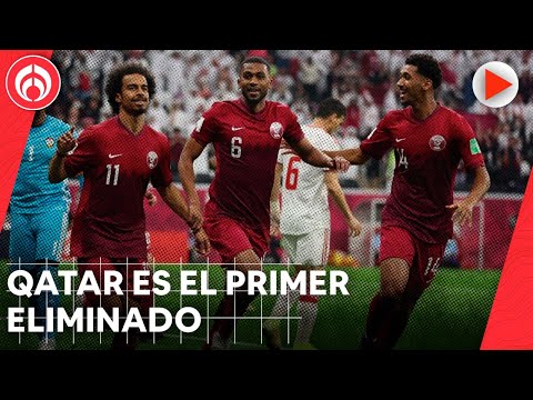 Qatar el segundo anfitrión en la historia del mundial en quedar eliminado en la primera ronda