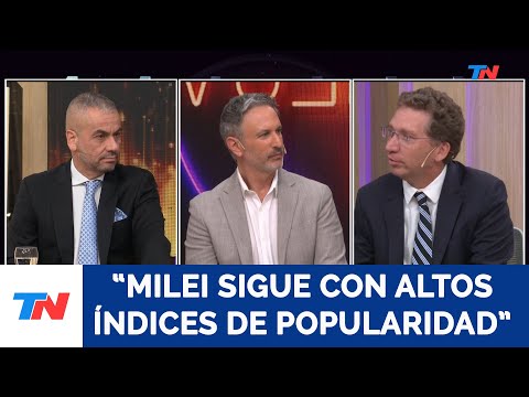 Milei sigue con altos índices de popularidad Alejandro Catterberg, analista político.