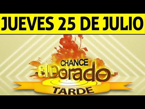 Resultado de DORADO TARDE del Jueves 25 de Julio de 2024  CHANCE