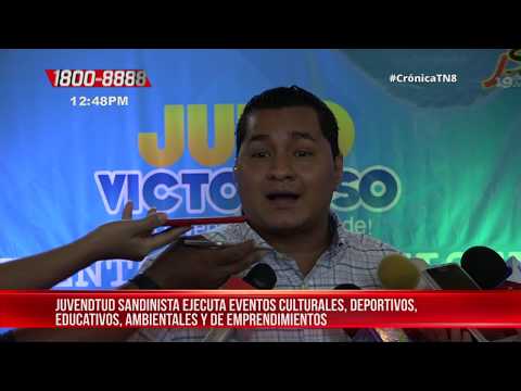 Juventud Sandinista presenta plan de Julio Victorioso en Nicaragua