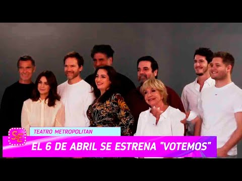 El elenco de Votemos estrena en el Teatro Metropolitan: Agus Cherri, Gustavo Garzón y más