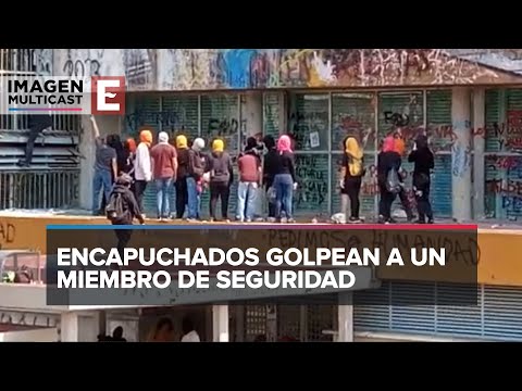 Vandalismo en la UNAM: Dañan mural de Siqueiros en Rectoría