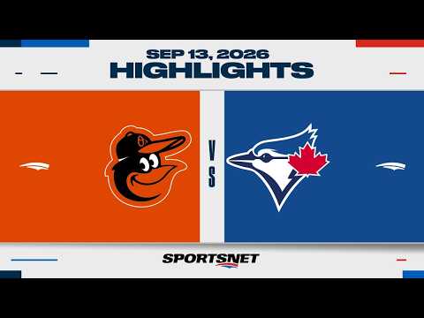 MLB 하이라이트: 볼티모어 오리올스 vs 토론토 블루제이스 - 2026년 9월 14일