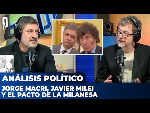 Jorge Macri, Javier Milei y EL PACTO DE LA MILANESA