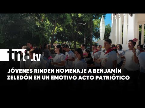 Revolucionarios rinden honor al general Benjamín Zeledón